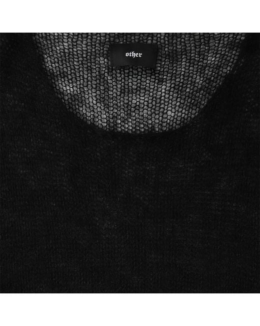 Other Uk Black Oversized Navarro Jumper