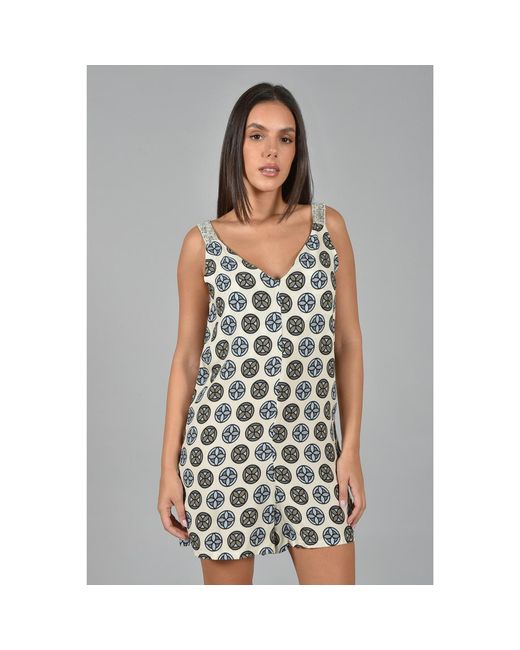 ELOI Multicolor Gresson Geometric Mini Jumpsuit