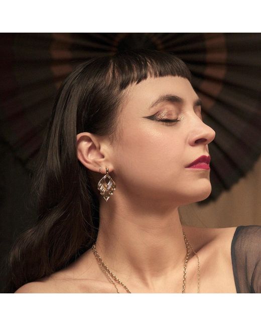 IN CAUDA VENENUM Metallic Sirius Earrings