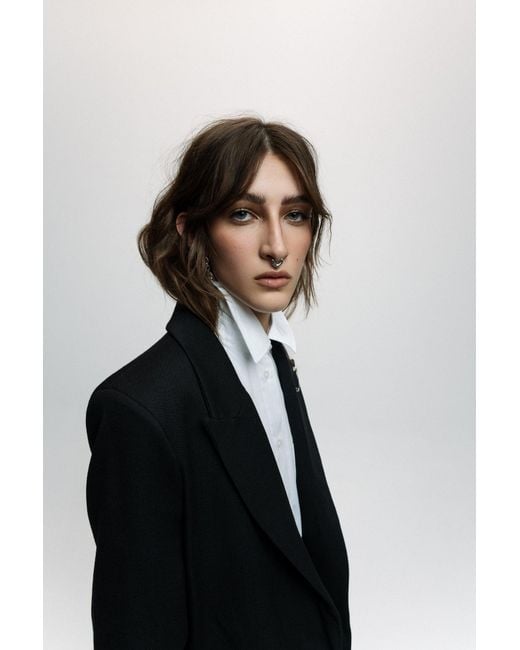 Galleriadele Black The Wool Blazer