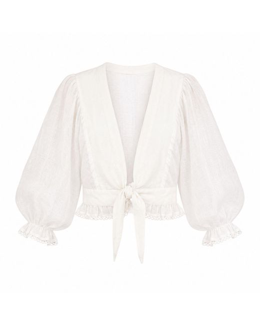 Muche Et Muchette White Ishaan Top