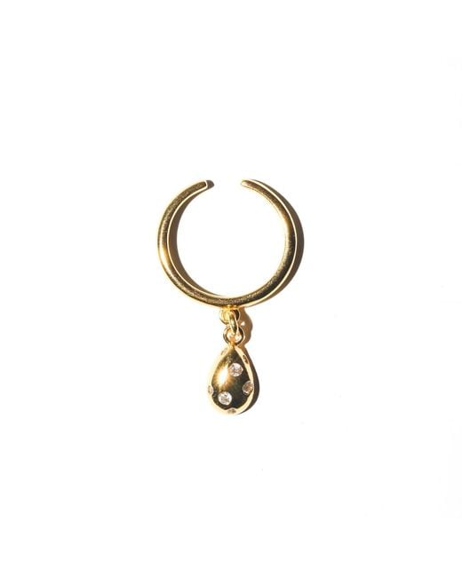 Studio Baloge Metallic Goutte D Or Ring