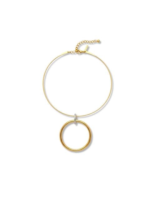Jaredjamin Metallic Heavenly Hoop Wire Collar Necklace