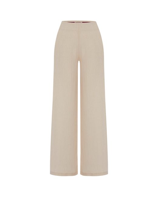 Unexpectedone White Neutrals Shades Of Shirt Burgundy Matching Soul Mate Side Slit Trousers
