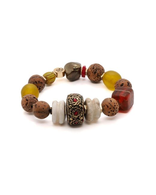 Ebru Jewelry Brown Vintage Style Bohemian Bracelet