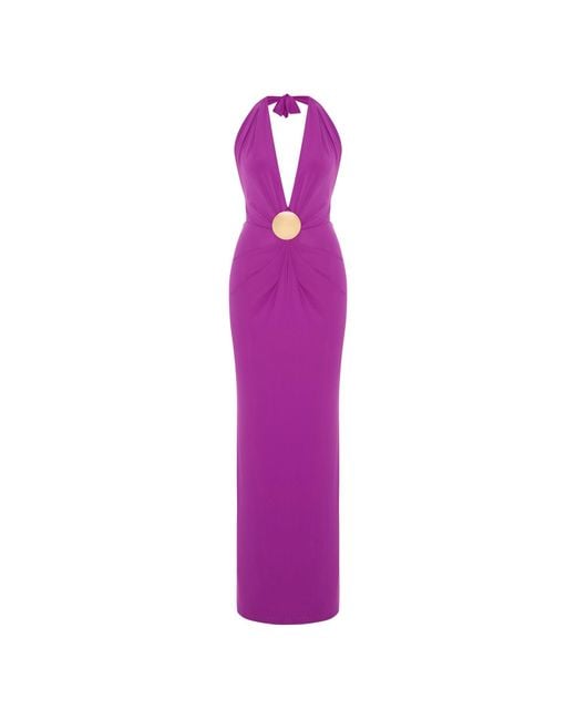 Maison sél Purple Améthyste Dress