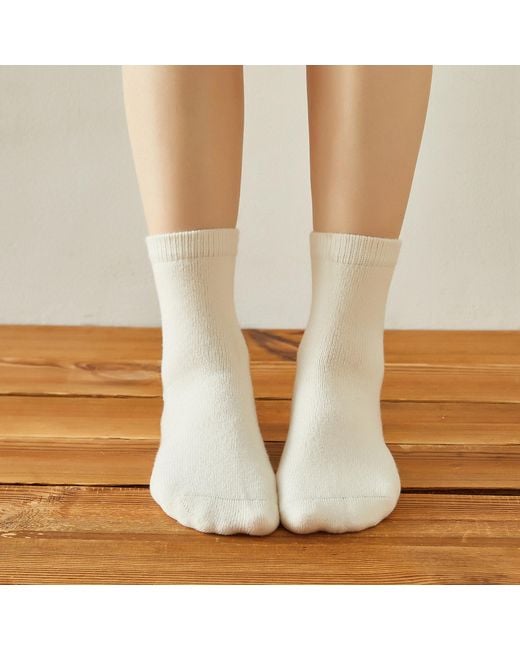 Soft Strokes Silk Natural Wool Quarter-Length Socks Set Of Two