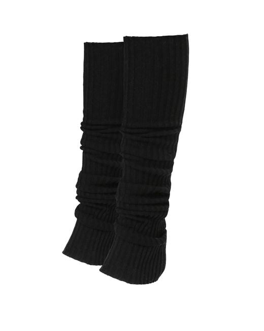 tirillm Black Liz Cashmere Leg Warmers