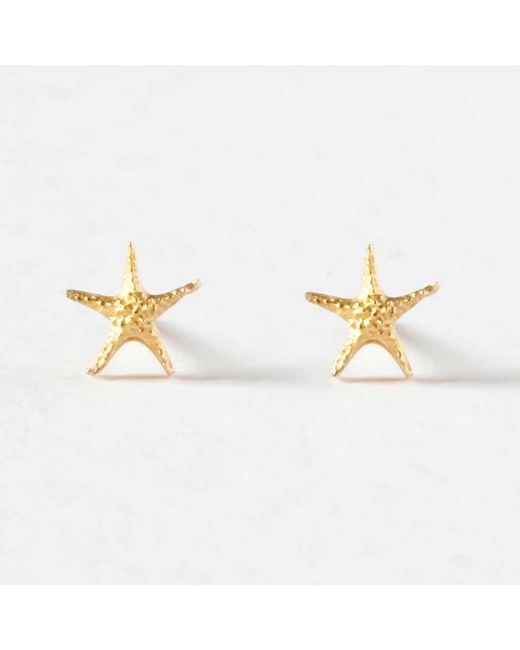 Lee Renee Metallic Starfish Earrings