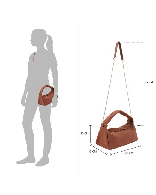 Paul Costelloe Brown Molly Leather Bag