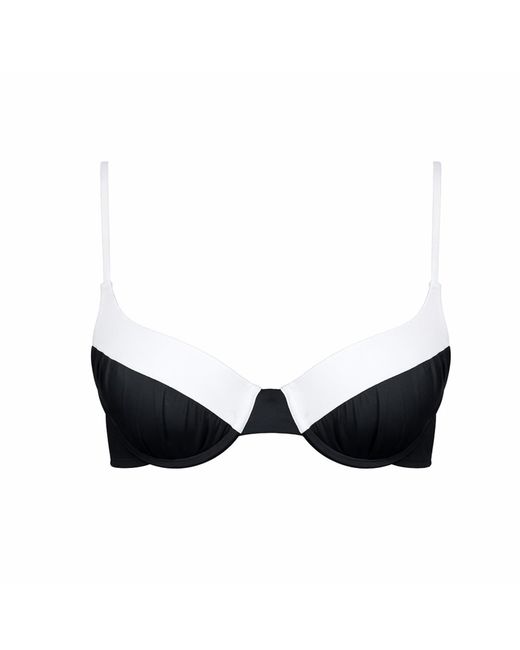 Chaude Swimwear Black Nico Balconette Bikini Top