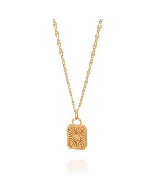 Nellou Jewellery Metallic Golden Dawn Necklace Plated Sterling