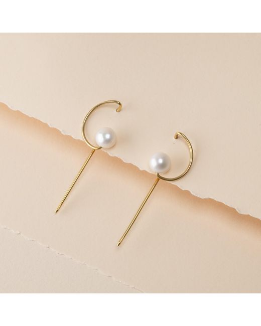 Silver Moon Metallic Sterling Earrings – Moonlight