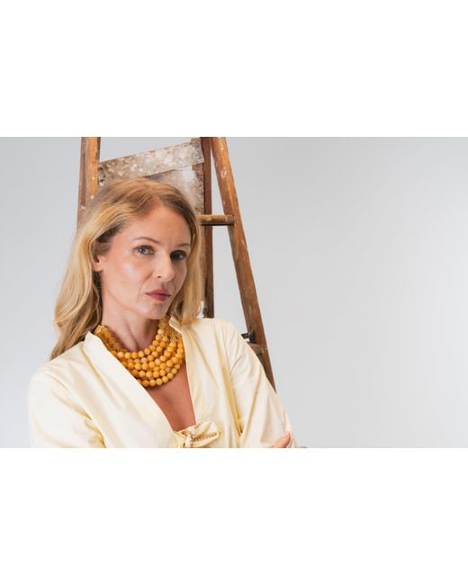 Fairchild Baldwin Metallic Gradated Bella Marble Necklace