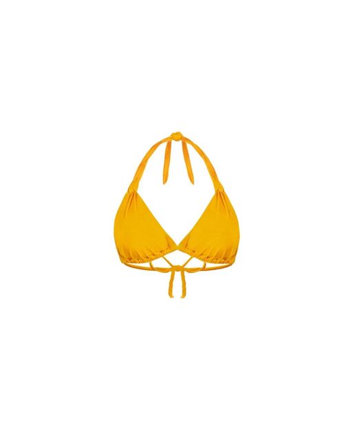 Cherina Beachwear Llc Yellow Isabella Top