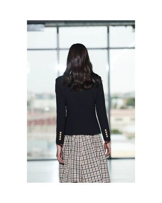 The Extreme Collection Black Blazer With Hussar Embroidery