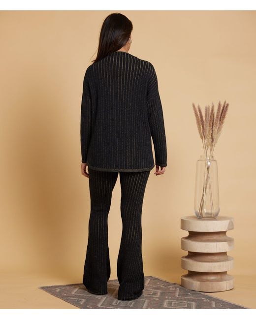 Known Supply Black Grace Sweater Pant