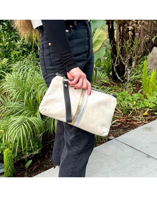 Lynn Tallerico Metallic Neutrals Nancy Crossbody Bag
