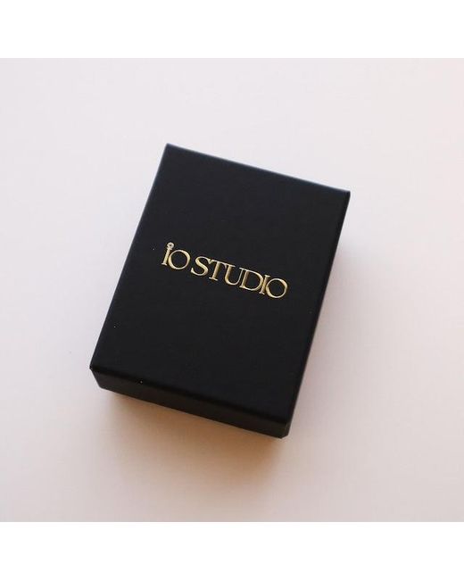 Iostudio Metallic Sparkle Oval Earring