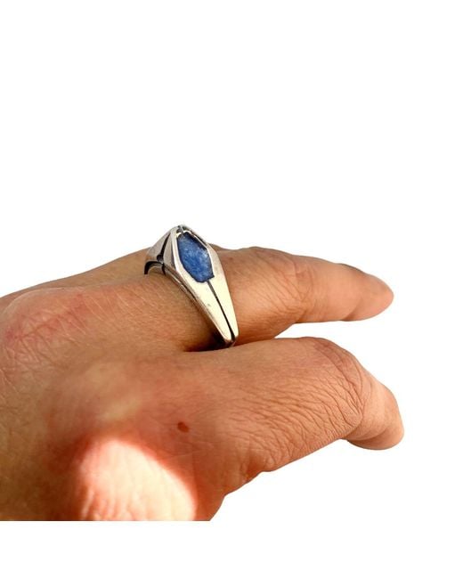 Tg-Jewellery by Tamara Gervasio Blue Punta Enamel Ring