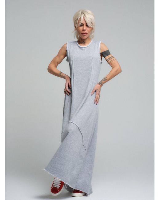 Clothes by Locker Room Gray Relaxed-Fit Maxi Dress