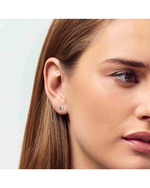 Sif Jakobs Jewellery Metallic Solitaire Earrings Venice