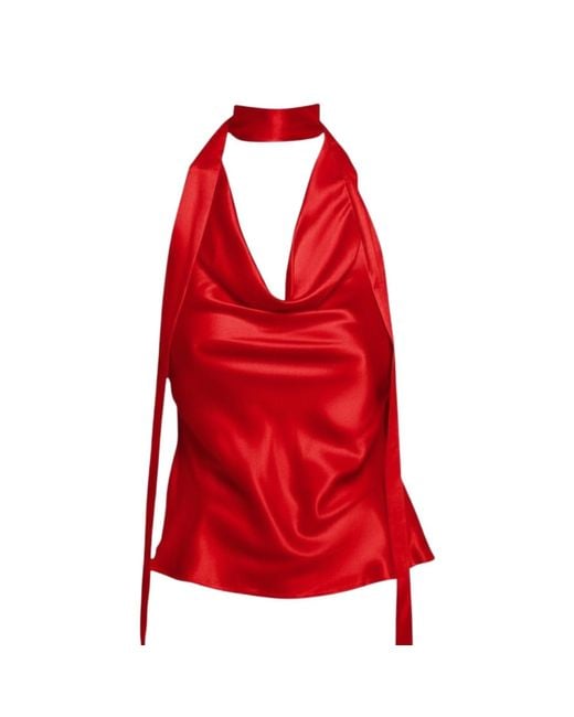 The Ethos Studio Red Nicholette Top