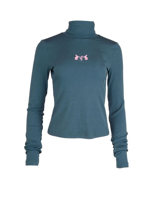 Natalia Petruch Pink Daphne Turtle Neck Sweater