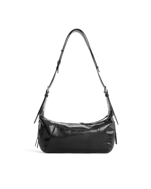 Orange Cube Black Metropolitan Hobo Bag