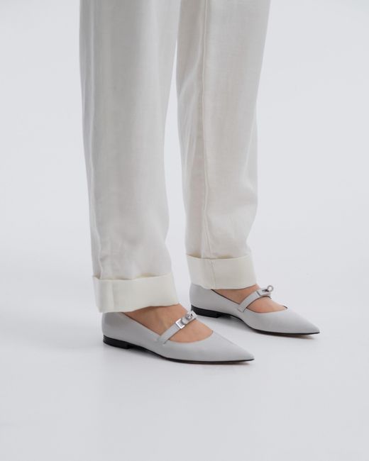 Baltér White Heathrow Club Tailored Pants
