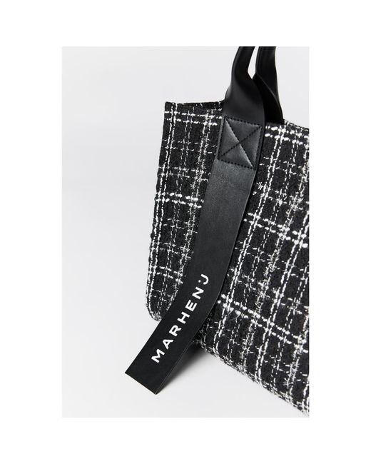 MARHEN.J Black Rico Mini Tweed