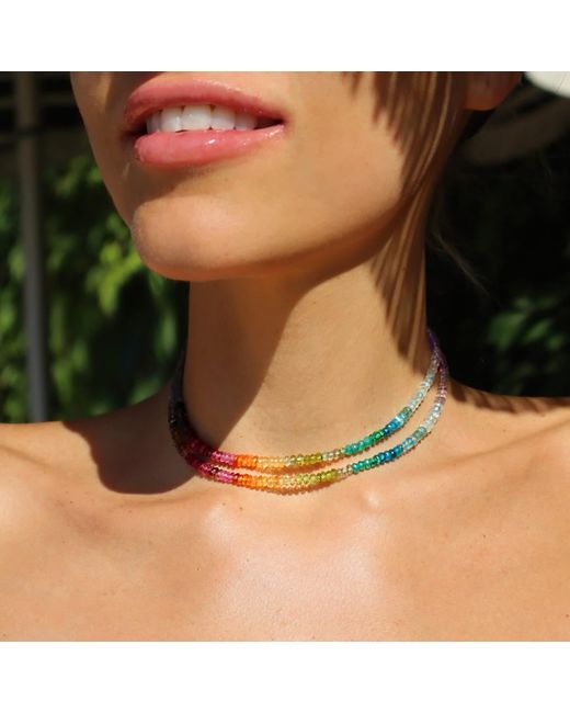 Mineralgems•Studio Multicolor Choker With Precious Gemstones