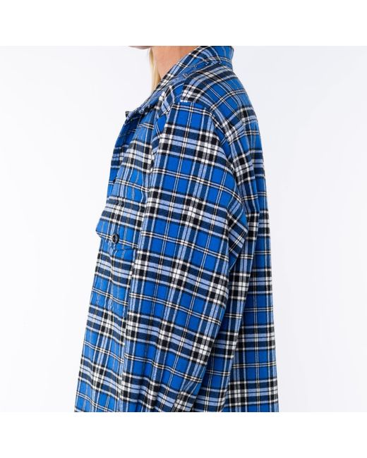 Ariko Blue Heavy Bucky Flannel for men