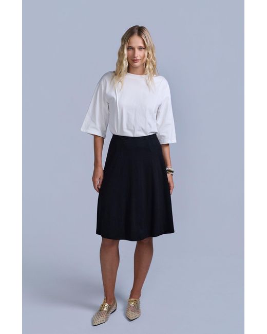 Rave on Trend Black Classic Skirt