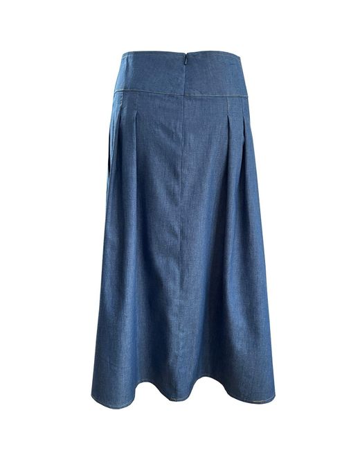 The Well Worn Blue The Dune Skirt – Chambray