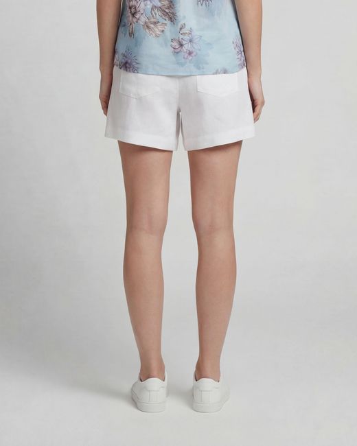 Lords of Harlech White Leanne Drawstring Short