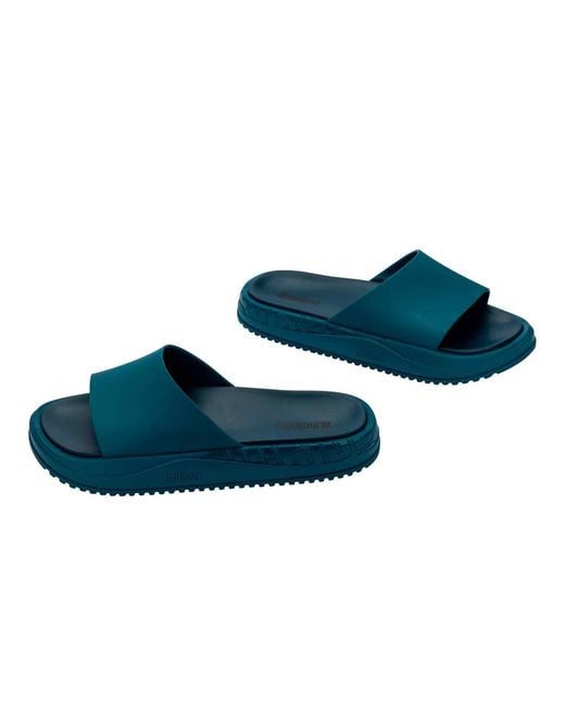 Melissa Blue Beach Slide Bold