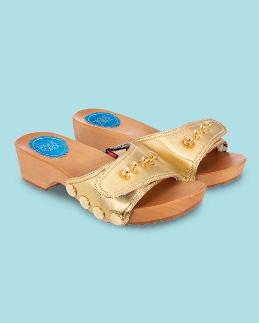 Nique Forde Natural Butterscotch Lucille Sandals
