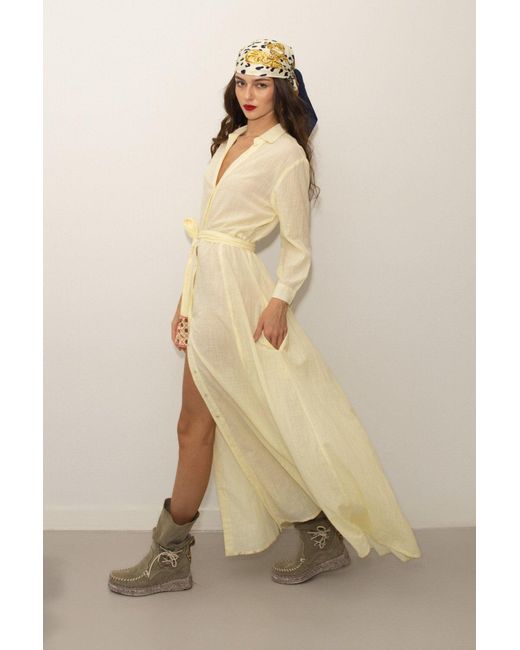 Muche Et Muchette Yellow Nila Dress