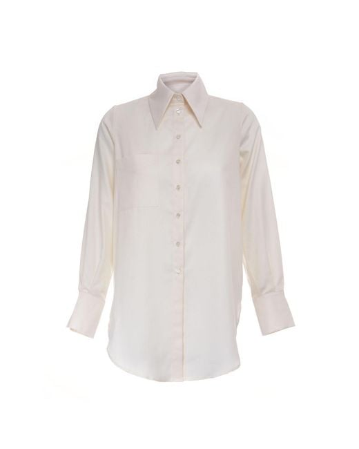 Sofia Tsereteli White Cotton Shirt