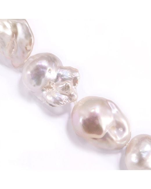 Mineralgems•Studio Metallic Baroque Pearl Necklace