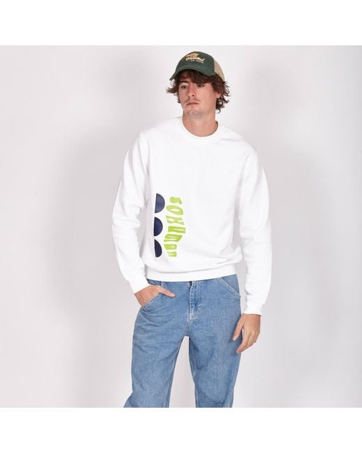 SOHUMAN White Aliu Organic Cotton Sweatshirt