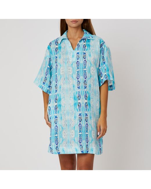 Casa Atelier by Ferdinando Fusco Blue Kos Cozy Dress