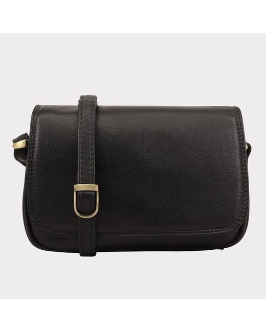 Lloyd Baker Black Amritsar Leather Crossbody Bag