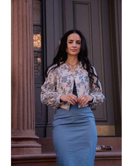 Baltér White Mistral Floral Jacket