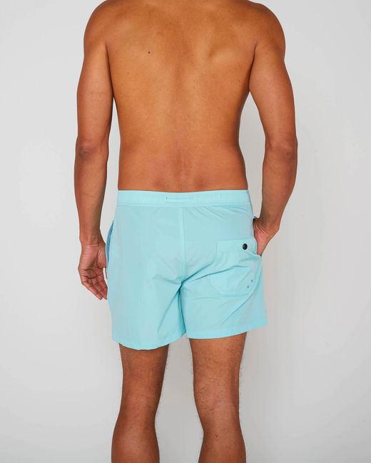 Lords of Harlech Blue Quack Swim Short for men