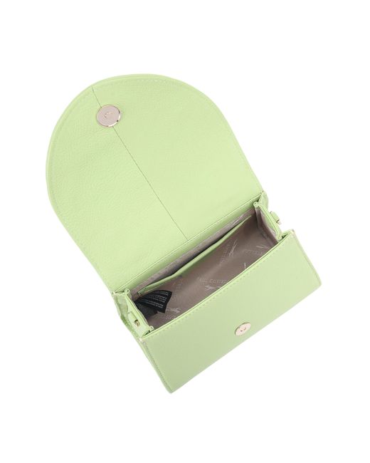 Paul Costelloe Green Cilo Leather Crossbody Bag
