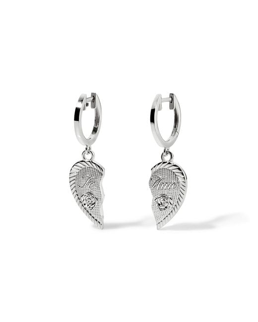 Déclarer Metallic Te Amo Earrings