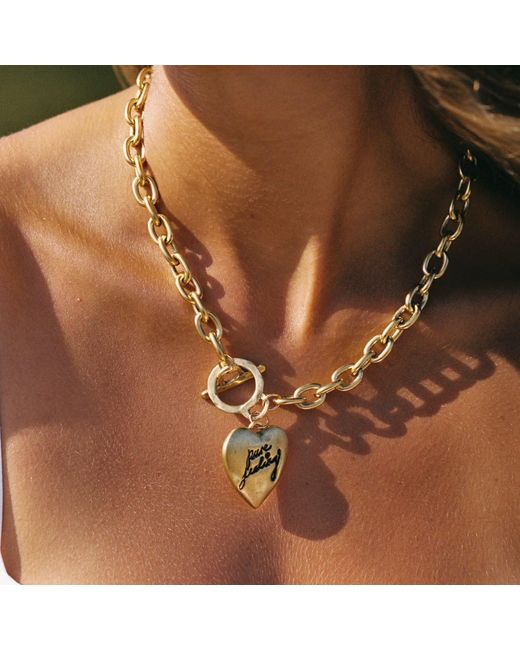 Sccollection Metallic Pure Feeling Heart Necklace