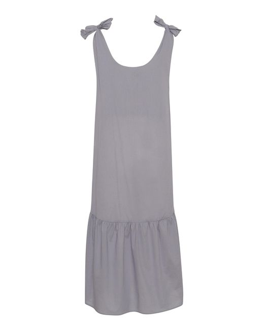 GROBUND Gray Dress Dagmar